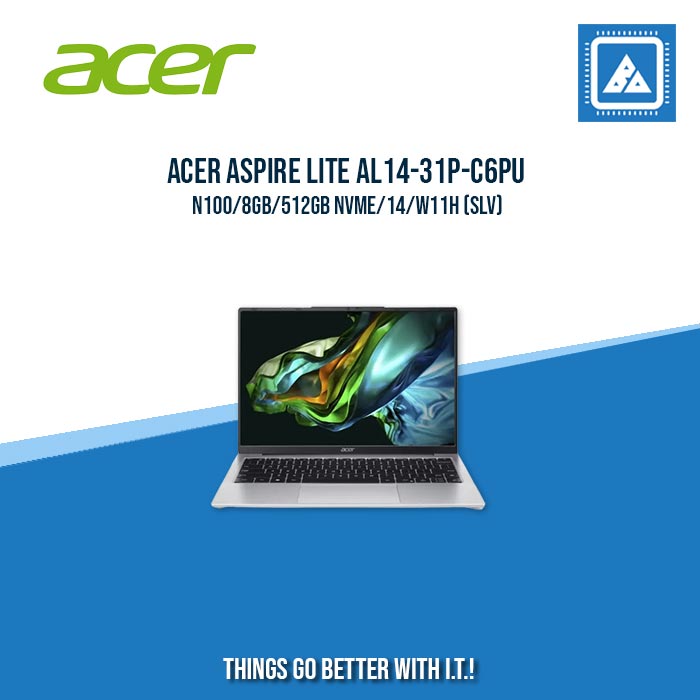 ACER ASPIRE LITE AL14-31P-C6PU N100/8GB/512GB NVME | BEST FOR STUDENTS LAPTOP ACER ASPIRE LITE AL14-31P-C6PU N100/8GB/512GB NVME | BEST FOR STUDENTS LAPTOP